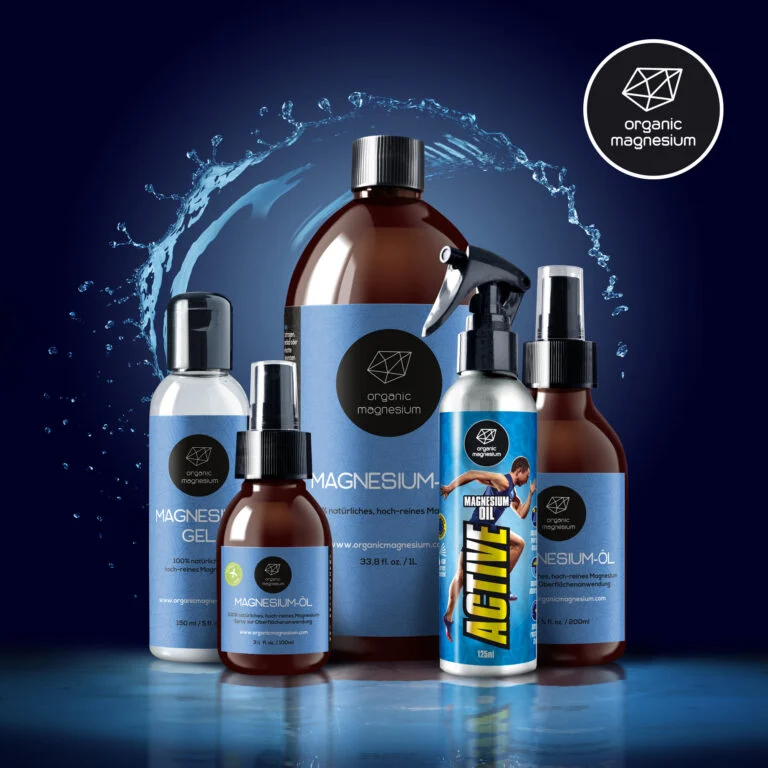 Organic Magnesium Produkte mit Magnesium Oil ACTIVE für Sportler