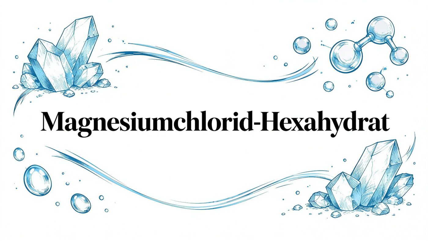 Magnesiumchloride-hexahydraat (MgCl₂·6 H₂O) als chemische verbinding